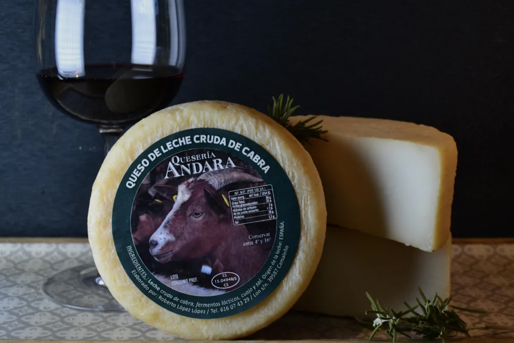 Queso de cabra leche cruda